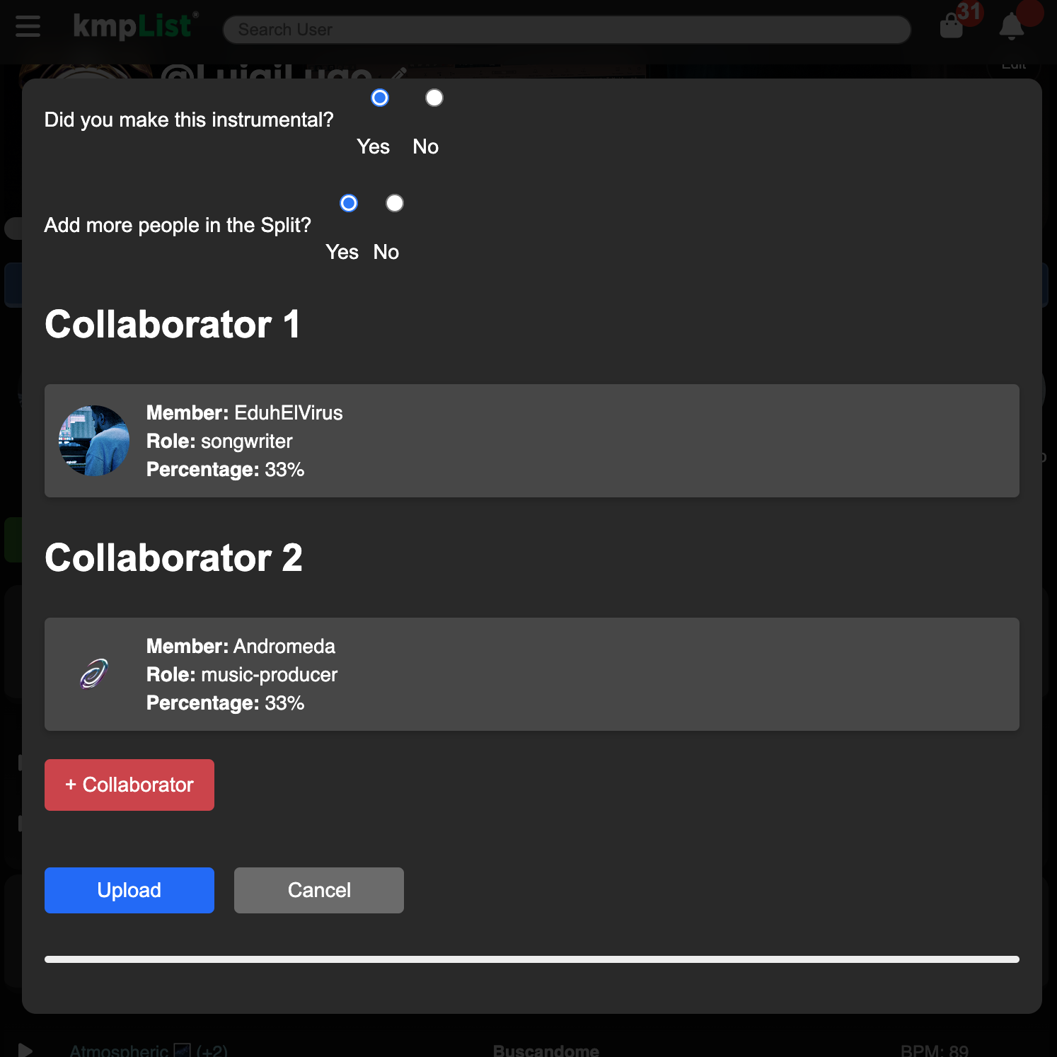 Agregar Colaboradores